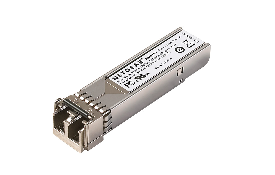 NETGEAR ProSafe AXM761 - Módulo de transceptor SFP+ - 10GbE - 10GBase-SR - até 300 m - para NETGEAR M4300-28G-PoE+