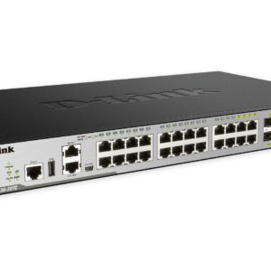 D-Link DGS 3630-28TC - Interruptor - L3 - Administrado - 20 x 10/100/1000 + 4 x combo Gigabit SFP + 4 x 10 Gigabit SFP+ - montável em trilho