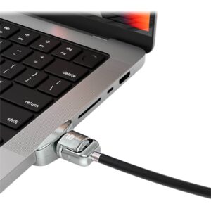 Compulocks Ledge Lock Adapter for MacBook Pro 16" M1, M2 & M3 with Keyed Cable Lock - Adaptador de trava de ranhura de segurança - com cadeado de chave - para Apple MacBook Pro 16 (M1, M2)