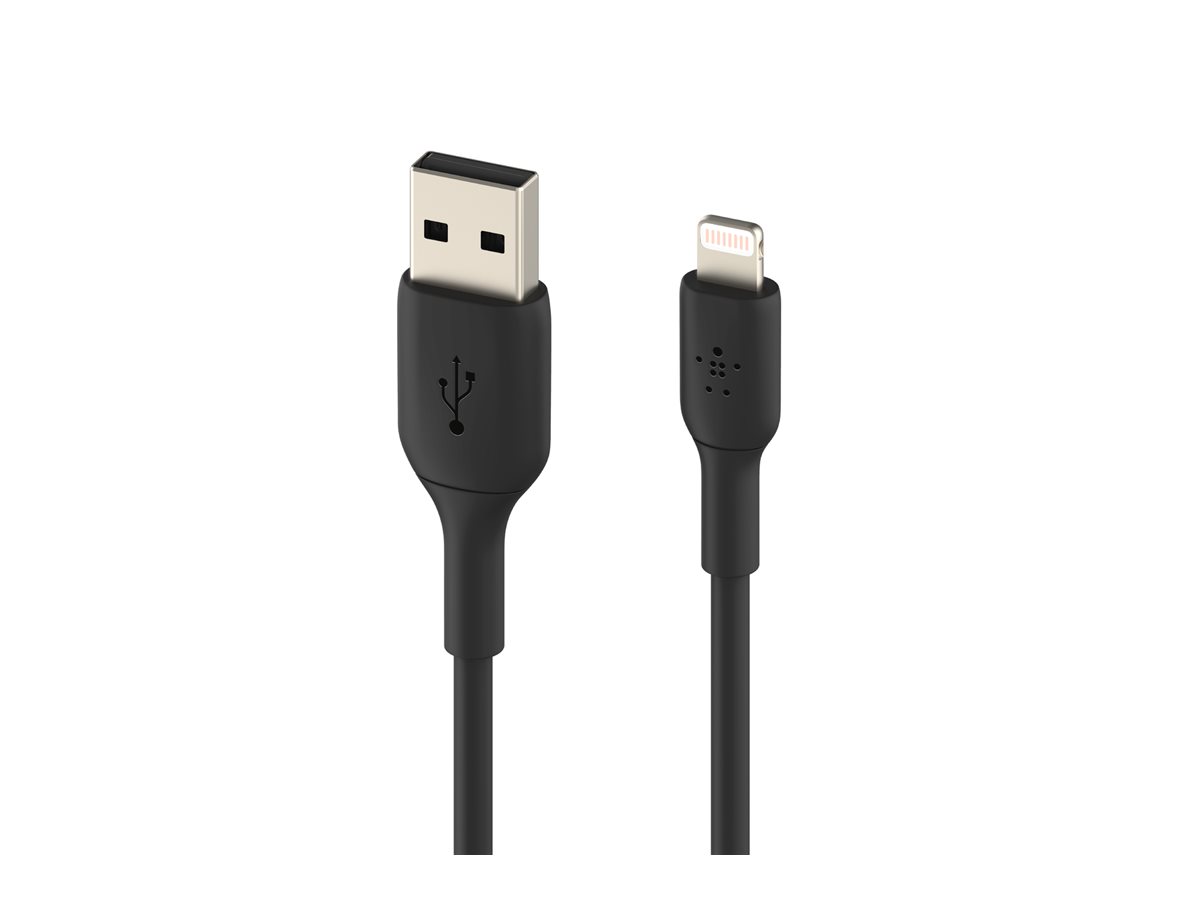 Belkin BoostCharge - Cabo Lightning - Lightning macho para USB macho - 2 m - preto