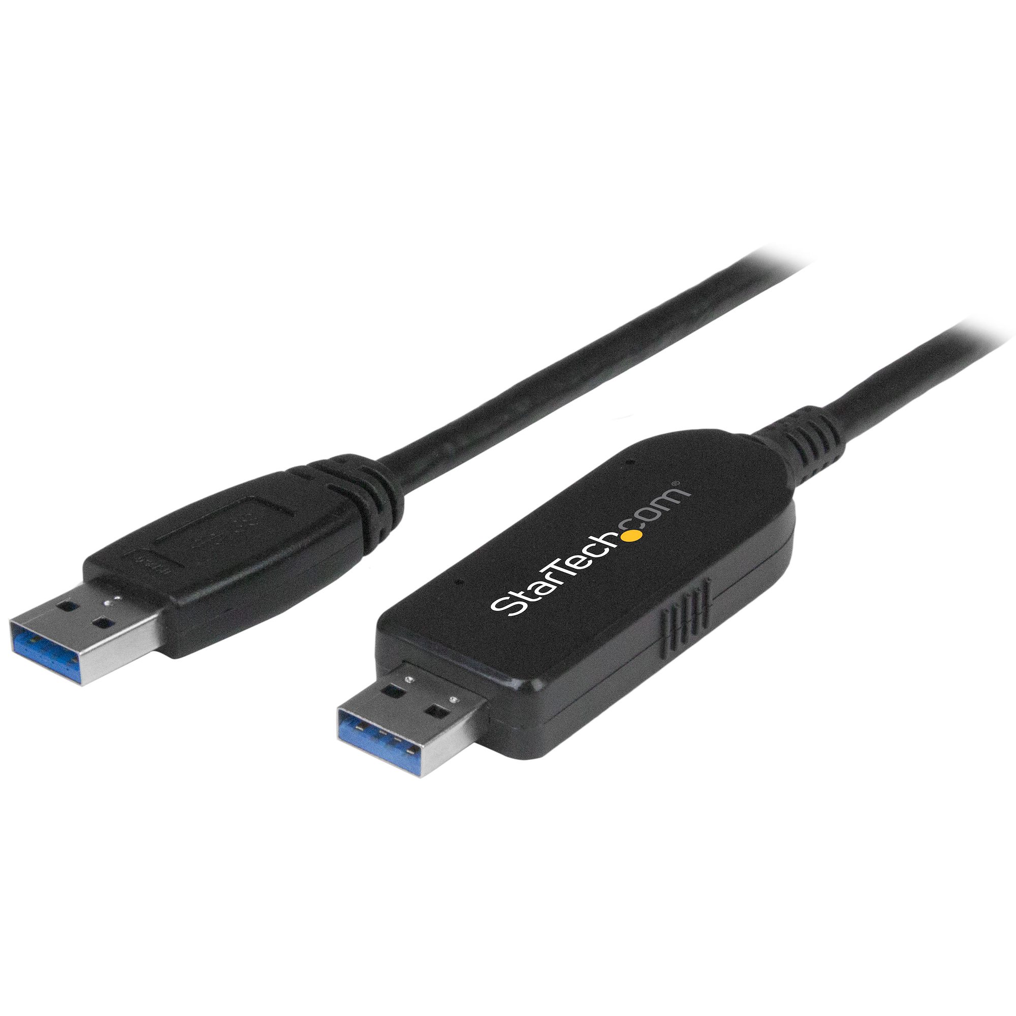 StarTech.com USB 3.0 Data Transfer Cable for Windows & Mac - 2m (6ft) - Adaptador de conexão direta - USB 3.0 - USB 3.0 - preto