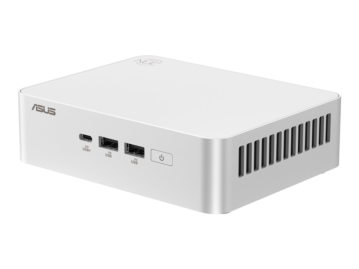 ASUS NUC 15 Pro+ RNUC15CRSU700002 - Barebone - mini PC 1 x Core Ultra 7 255H / até 5.1 GHz - RAM 0 GB - Arc Graphics 140T - Gigabit Ethernet, 2.5 Gigabit Ethernet, IEEE 802.11ax (Wi-Fi 6), Bluetooth 5.4, IEEE 802.11be (Wi-Fi 7) - prata