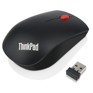 Lenovo ThinkPad Essential Wireless Mouse - Rato - óptico - 3 botões - sem fios - 2.4 GHz - receptor sem fio USB - Campus