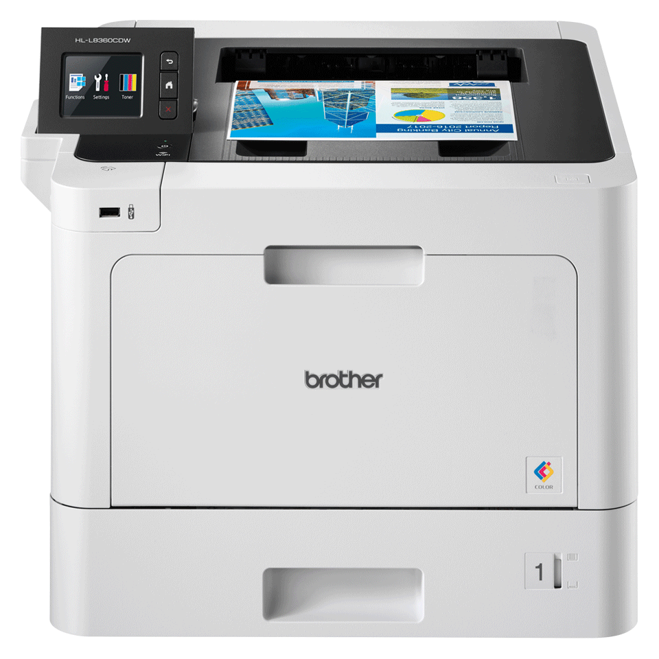 Brother HL-L8360CDW - Impressora - a cores - Duplex - laser - A4/Legal - 2400 x 600 ppp - até 31 ppm (mono)/ até 31 ppm (cor) - capacidade: 300 folhas - USB 2.0, Gigabit LAN, Wi-Fi(n), host USB, NFC