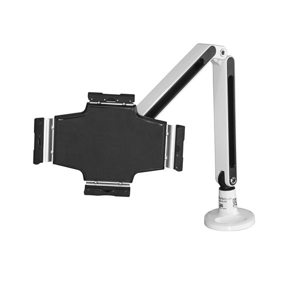 StarTech.com Desk-Mount Tablet Arm - Articulating Tablet Mount - For 9" to 11" Tablets - iPad or Android Tablet Holder - Lockable - Steel - Kit de montagem - braço ajustável - para tablet - plástico, aço - branco - tamanho de tela: 9"-11" - montável