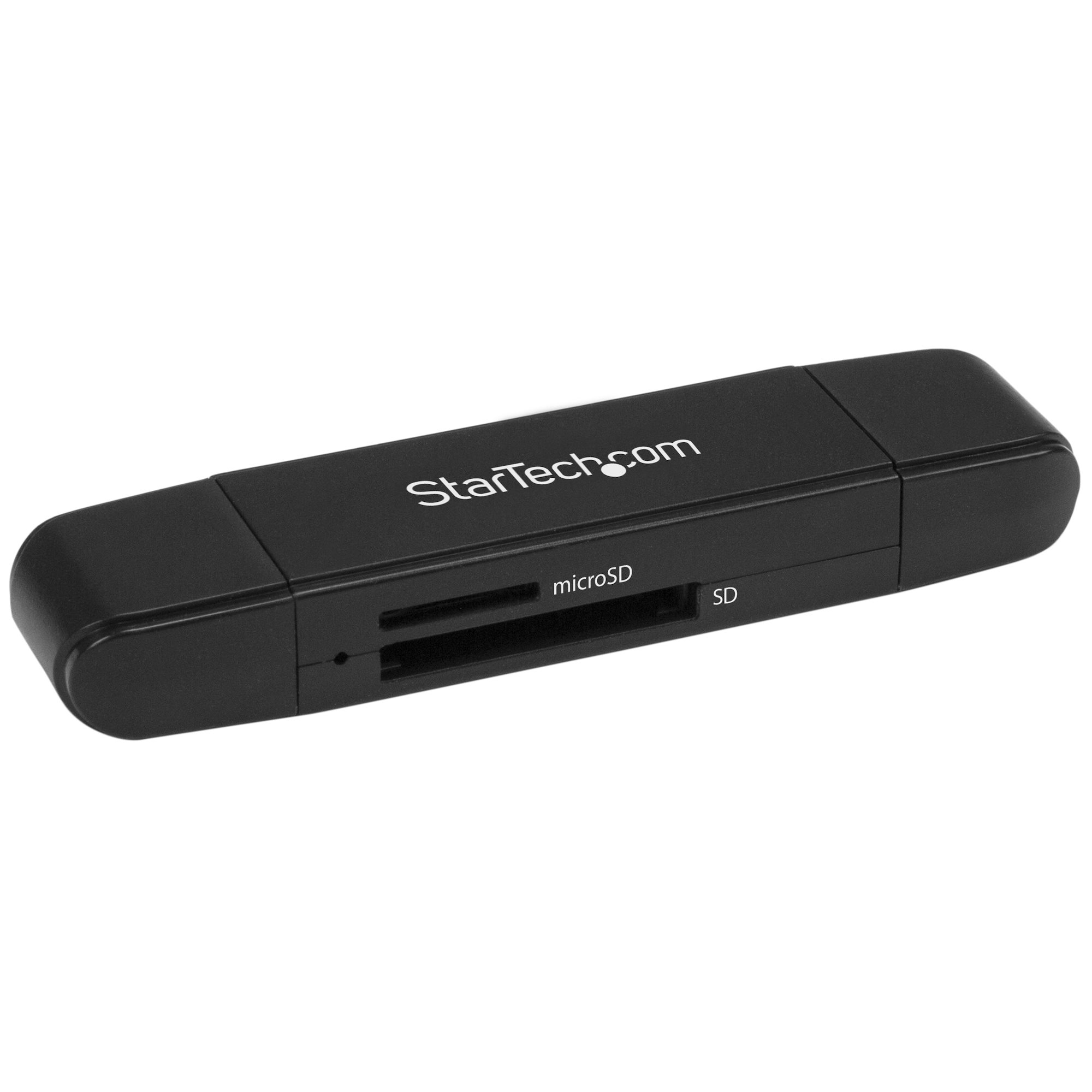 StarTech.com USB Memory Card Reader - USB 3.0 SD Card Reader - Compact - 5Gbps - USB Card Reader - MicroSD USB Adapter (SDMSDRWU3AC) - Leitor de cartão (MMC, SD, microSD, SDHC, microSDHC, SDXC, microSDXC) - USB 3.0/USB-C