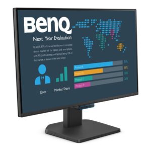 BenQ BL2490C - Monitor LED - 24" (23.8" visível) - 1920 x 1080 Full HD (1080p) @ 144 Hz - IPS - 250 cd/m² - 1500:1 - 5 ms - HDMI, DisplayPort, USB-C - altifalantes