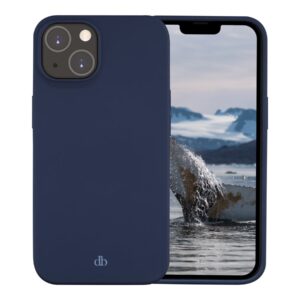 dbramante1928 Costa Rica - Tampa posterior para telemóvel - silicone - azul pacífico - para Apple iPhone 13, 14, 15, 16e