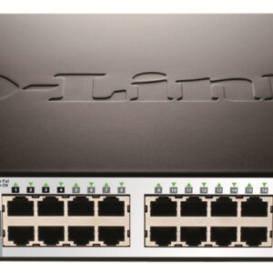 D-Link Web Smart DGS-1210-28P - Interruptor - L3 - Administrado - 24 x 10/100/1000 (PoE) + 4 x Gigabit SFP - desktop, montável em trilho - PoE (193 W)