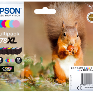 Epson 378XL Multipack - Pack de 6 - XL - preto, amarelo, azul cyan, magenta, magenta claro, azul cyan claro - original - blister - tinteiro - para Expression Home XP-8605, XP-8606, Expression Photo XP-8500, XP-8505, XP-8700