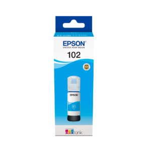Epson 102 - 70 ml - azul cyan - original - tanque de tinta - para EcoTank ET-15000, 2750, 2751, 2756, 2850, 2851, 2856, 3850, 4750, 4850, 4856