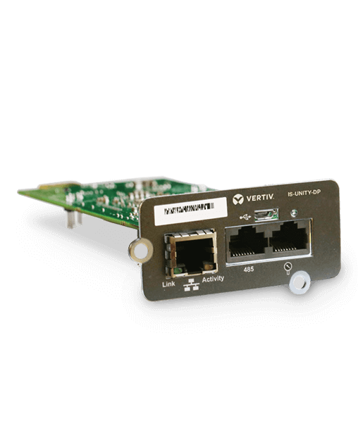 Liebert Intellislot Unity Platform Card - Adaptador de gestão remota - Liebert IntelliSlot - 100Mb LAN - 100Base-TX - para Liebert GXT4, GXE GXE3