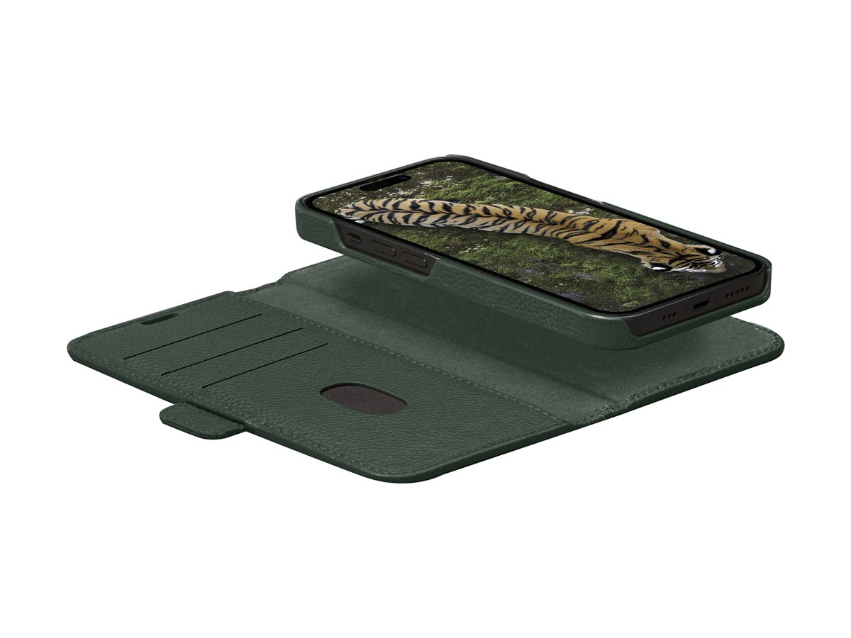 dbramante1928 New York - Capa flip cover para telemóvel - couro pebworth de grão inteiro - perene - para Apple iPhone 15 Pro