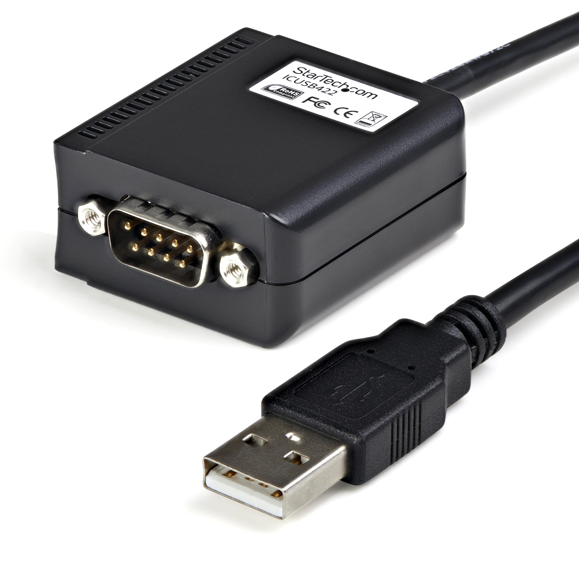 StarTech.com 6 ft Professional RS422/485 USB Serial Cable Adapter w/ COM Retention (ICUSB422) - Adaptador serial - USB - RS-422/485