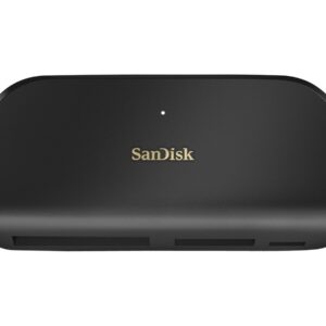 SanDisk ImageMate PRO - Leitor de cartão (microSD, microSDHC, microSDXC, SD, SDHC, SDXC, SDHC UHS-I, SDHC UHS-II, SDXC UHS-I, SDXC UHS-II, CF) - USB 3.0/USB-C