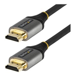 StarTech.com 13ft (4m) Premium Certified HDMI 2.0 Cable - High-Speed Ultra HD 4K 60Hz HDMI Cable with Ethernet - HDR10, ARC - UHD HDMI Video Cord - For UHD Monitors, TVs, Displays - M/M - cabo HDMI com Ethernet - 4 m