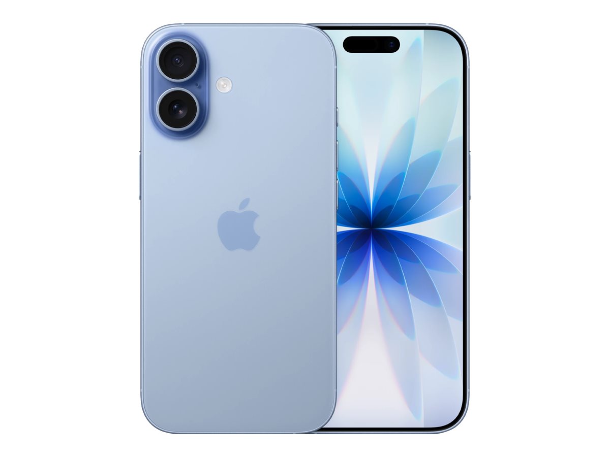 Apple iPhone 17 - 5G smartphone - SIM duplo / Memória Interna 256 GB - visor OLED - 6.3" - 2622 x 1206 pixeis (120 Hz) - 2x câmaras traseiras 48 MP, 48 MP - front camera 18 Megapíxeis - azul nevoeiro