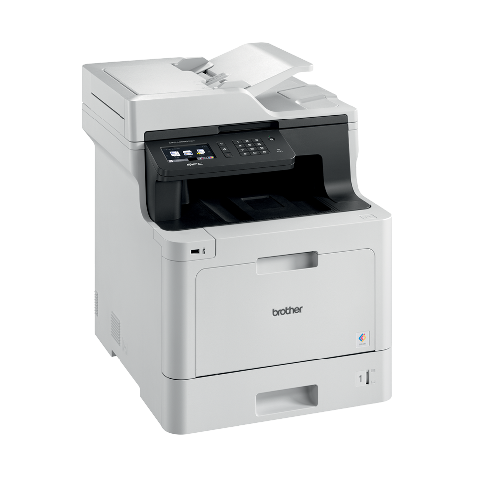 Brother MFC-L8690CDW - Impressora multi-funções - a cores - laser - 215.9 x 355.6 mm (original) - A4/Legal (media) - até 31 ppm (cópia) - até 31 ppm (impressão) - 300 folhas - 33.6 Kbps - USB 2.0, Gigabit LAN, Wi-Fi(n), host USB - Image 6