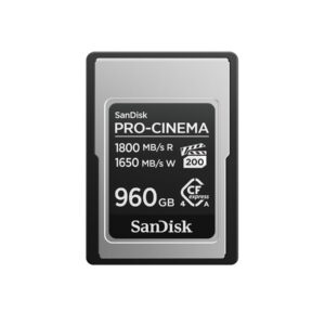 SanDisk PRO-CINEMA - Cartão de memória flash - 960 GB - CFexpress Tipo A
