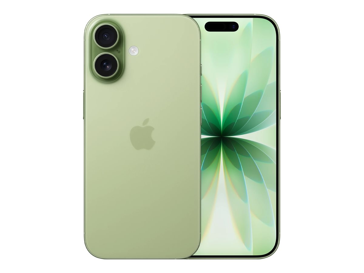 Apple iPhone 17 - 5G smartphone - SIM duplo / Memória Interna 256 GB - visor OLED - 6.3" - 2622 x 1206 pixeis (120 Hz) - 2x câmaras traseiras 48 MP, 48 MP - front camera 18 Megapíxeis - sálvia