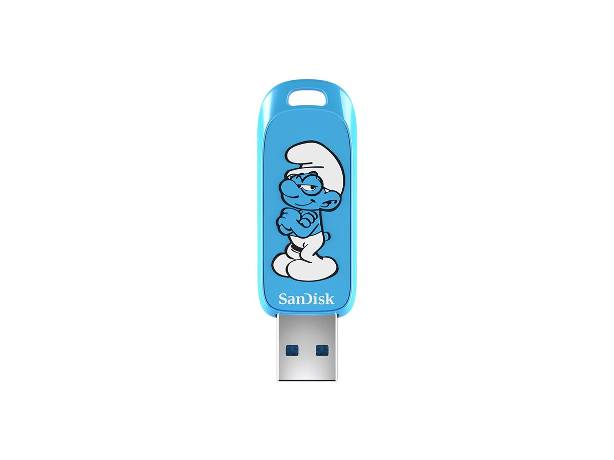 SanDisk Smurfs - Brainy Smurf Edition drive flash USB - 64 GB - USB 3.2 Gen 1