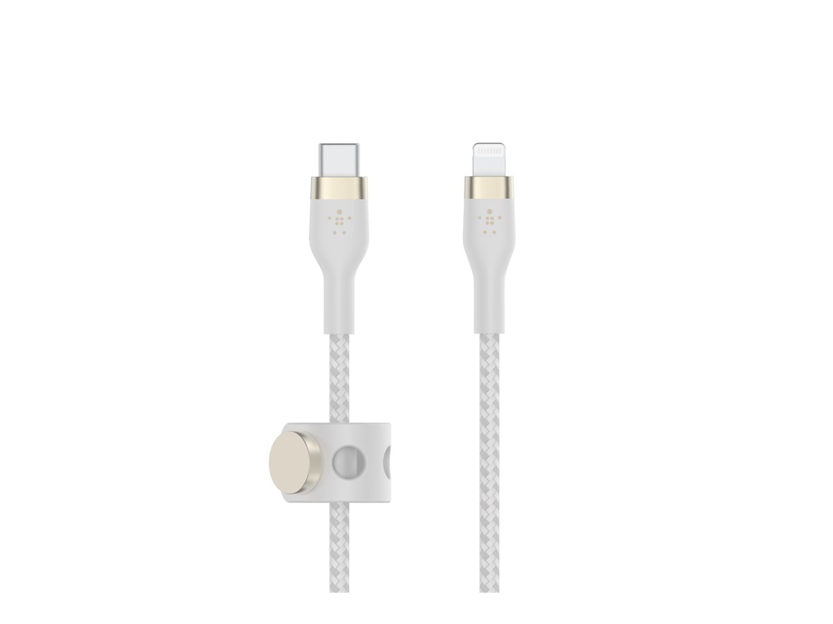 Belkin BoostCharge - Cabo Lightning - USB-C macho para Lightning macho - 2 m - branco - Image 3