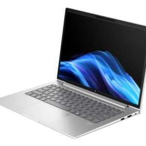 HP EliteBook 6 G1iR Notebook - Design de dobradiças de 177 graus - Intel Core 5 - 120U / até 5 GHz - Win 11 Pro - Intel Graphics - 16 GB RAM - 512 GB SSD NVMe - 14" IPS 1920 x 1200 - Gigabit Ethernet - Wi-Fi 6E, Bluetooth - alumínio prateado pique -