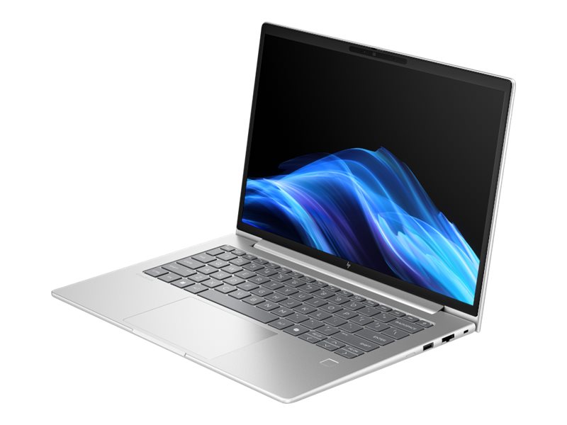HP EliteBook 6 G1iR Notebook - Design de dobradiças de 177 graus - Intel Core 5 - 120U / até 5 GHz - Win 11 Pro - Intel Graphics - 16 GB RAM - 512 GB SSD NVMe - 14" IPS 1920 x 1200 - Gigabit Ethernet - Wi-Fi 6E, Bluetooth - alumínio prateado pique -