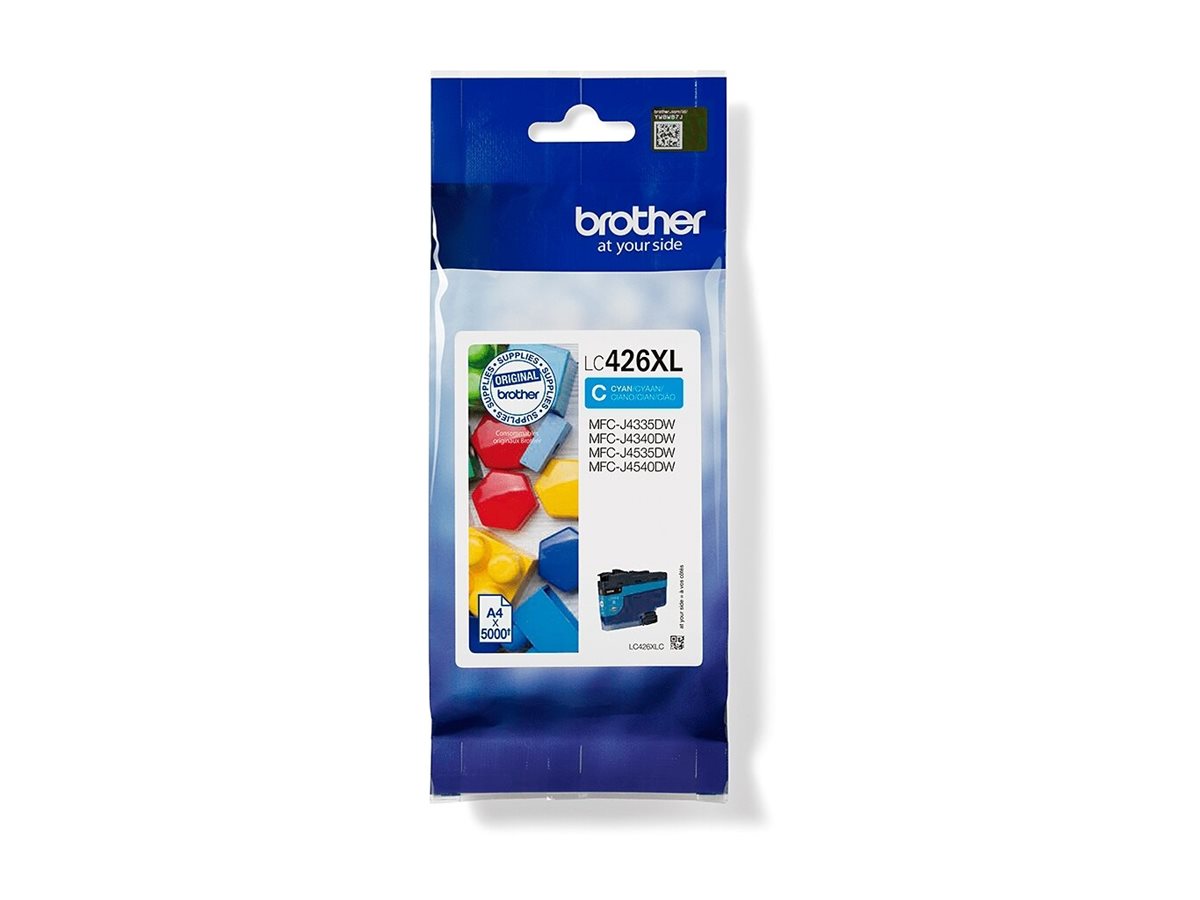 Brother LC426XLC - Alto Rendimento - azul cyan - original - tinteiro - para Brother MFC-J4335, MFC-J4340, MFC-J4540