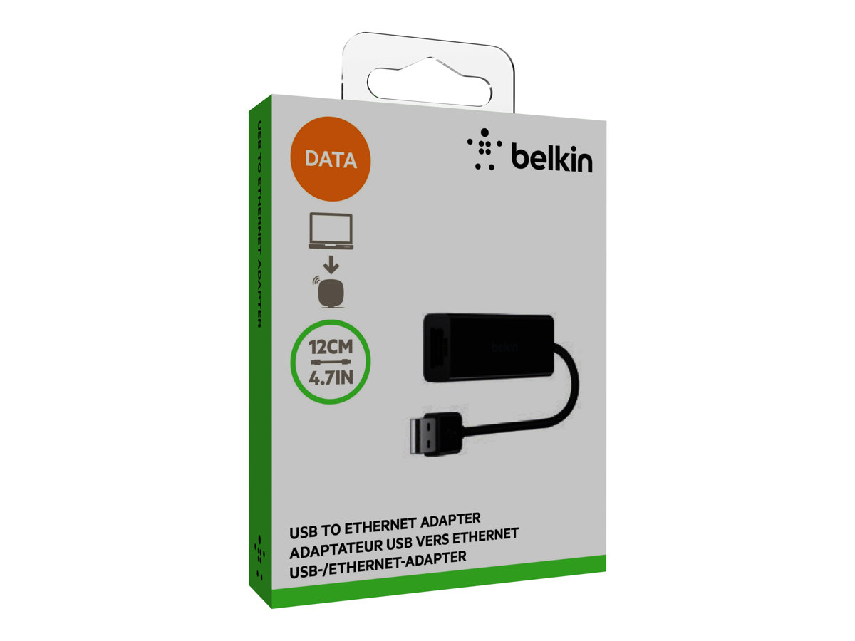 Belkin USB 2.0 Ethernet Adapter - Adaptador de rede - USB 2.0 - 10/100 Ethernet - Image 3