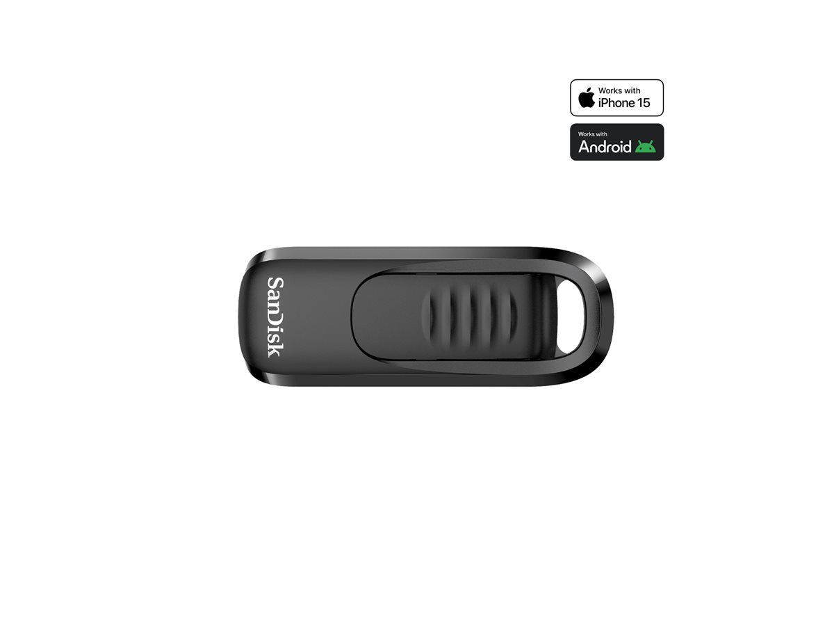 SanDisk Ultra Slider - Drive flash USB - 128 GB - USB-C 3.2 Gen 1