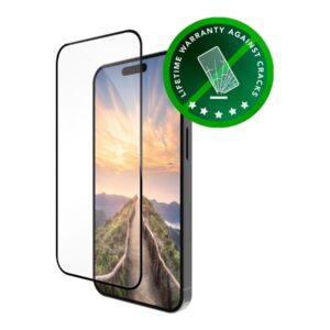 dbramante1928 Eco-shield - Protector de ecrã para telemóvel - vidro - cor da moldura preto - para Apple iPhone 16