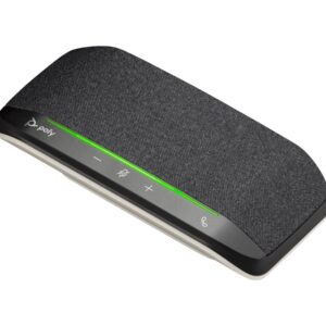 Poly Sync 10 - Altifalante mãos livres - com cabo - USB-A, USB-C - prata - Replaces Poly SKU 219654-01