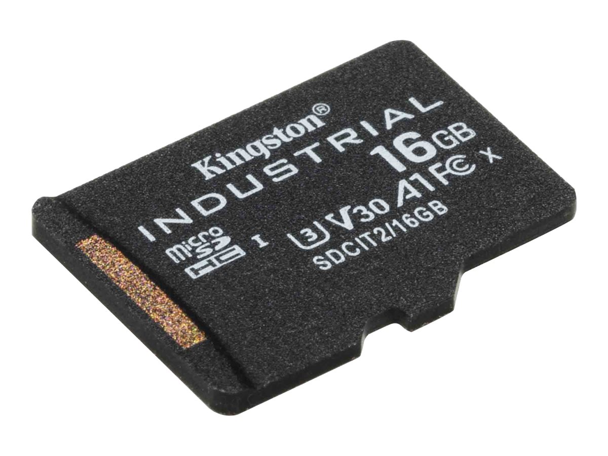 Kingston Industrial - Cartão de memória flash - 16 GB - A1 / Video Class V30 / UHS-I U3 / Class10 - microSDHC UHS-I - Image 2