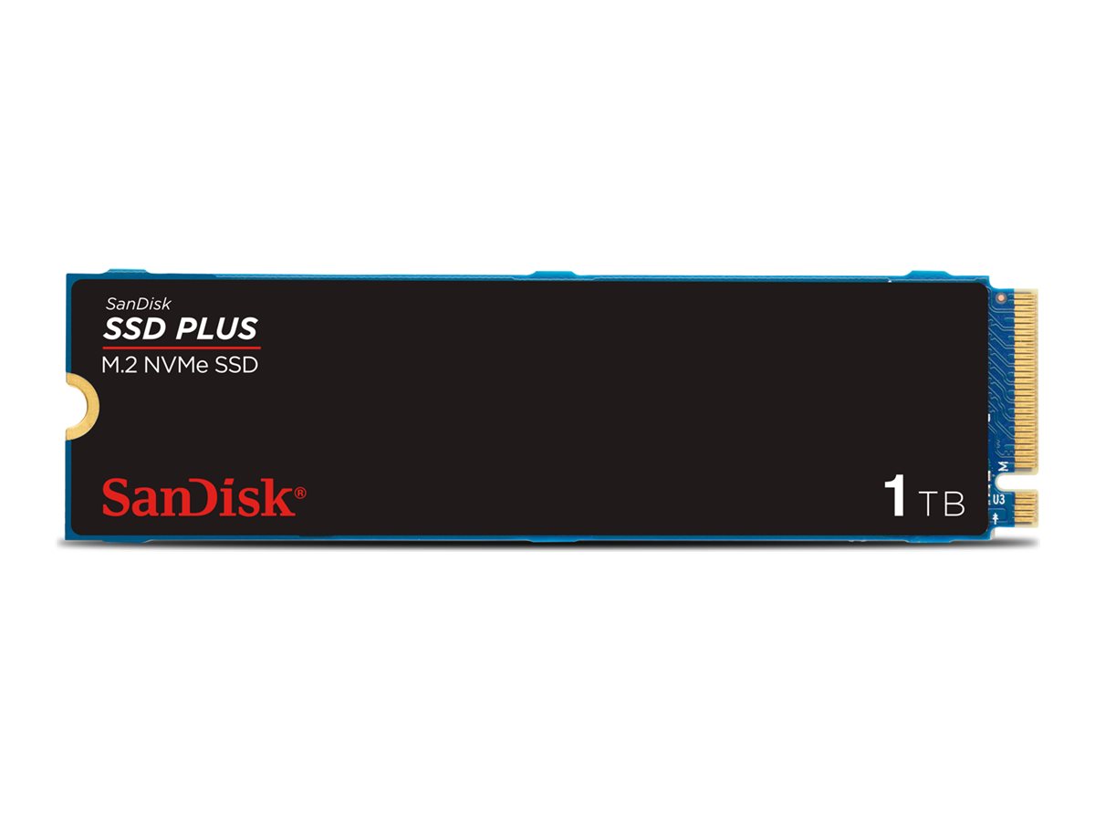 SanDisk SSD PLUS - SSD - 1 TB - interna - M.2 2280 - PCIe 3.0 (NVMe)
