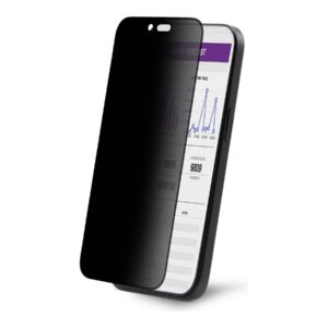 StarTech.com - Protector de ecrã para telemóvel - filtro 4 vias, 360 graus 4 vias, suporta orientação retrato/paisagem, ativado por toque - vidro - com filtro de privacidade - com 4 vias - adesivo - preto - Compatível com TAA - para Apple iPhone 16 P