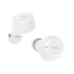 Belkin SoundForm Bolt - Auscultadores sem fios com microfonoe - intra-auricular - bluetooth - branco