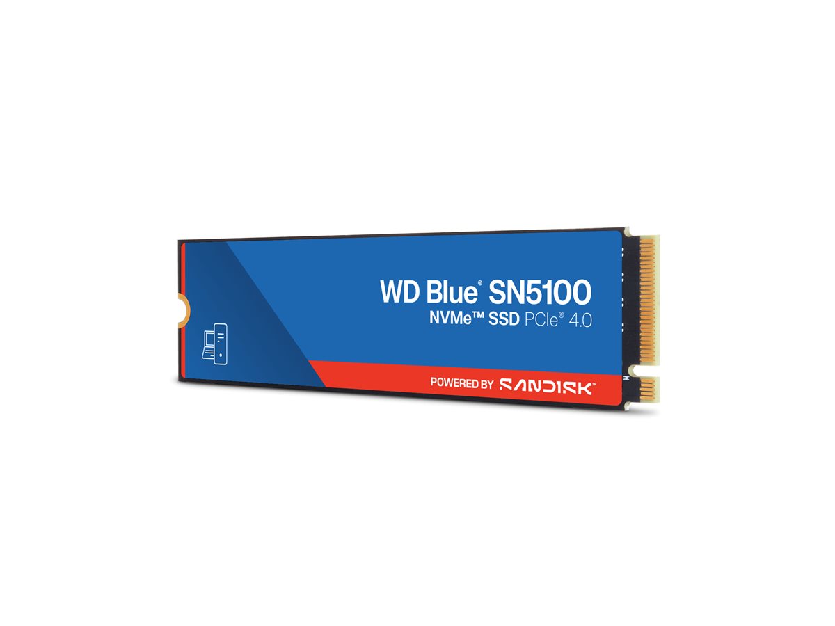 WD Blue SN5100 - SSD - 500 GB - interna - M.2 2280 - PCIe 4.0 (NVMe)