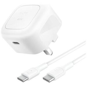 Belkin BoostCharge - Adaptador de alimentação - compacto - 45 Watt - Fast Charge, PD 3.1/PPS (USB-C) - no cabo: USB-C - Reino Unido - com Cabo USB-C (1m)