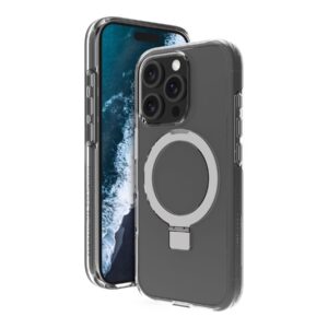 dbramante1928 Iceland Ultra - Tampa posterior para telemóvel - suporte de pé - compatibilidade MagSafe - D3O, plástico - claro - para Apple iPhone 16 Pro Max