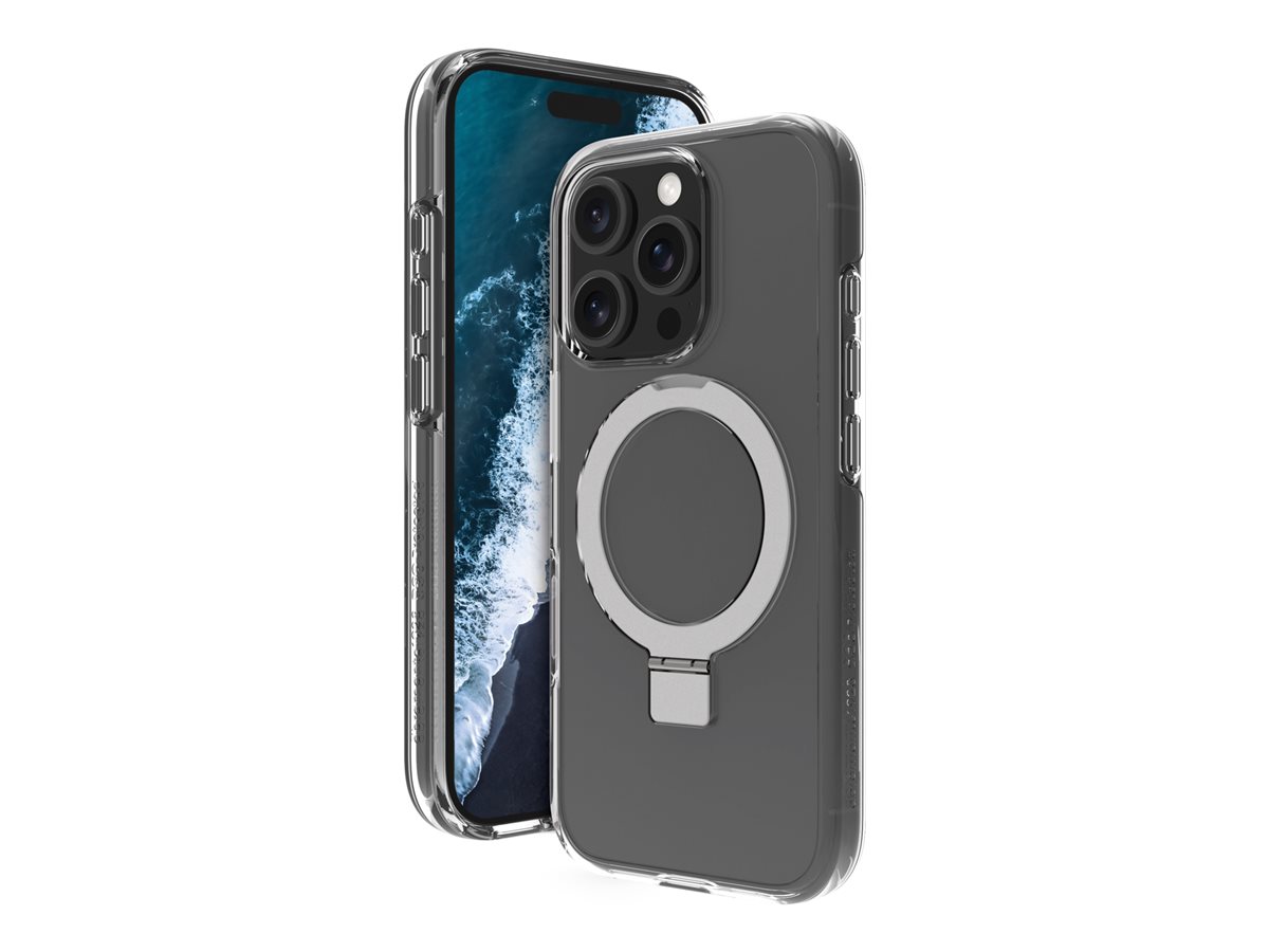 dbramante1928 Iceland Ultra - Tampa posterior para telemóvel - suporte de pé - compatibilidade MagSafe - D3O, plástico - claro - para Apple iPhone 16 Pro Max