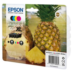 Epson 604XL Multipack - pack de 4 - XL - preto, azul cyan, magenta, amarelo - original - tinteiro