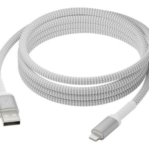 dbramante1928 re-charge - Cabo Lightning - USB macho para Lightning macho - 2.5 m - cabo entrançado, 100% plástico reciclado