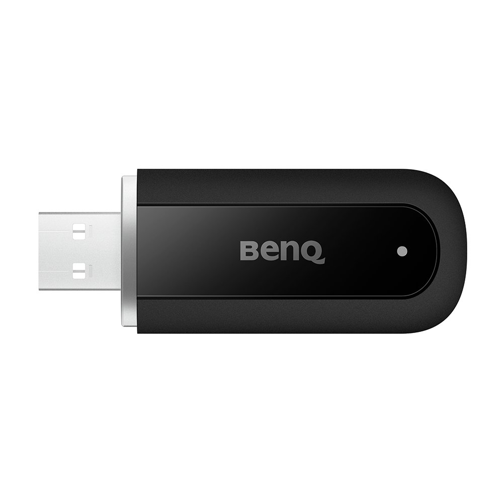 BenQ WD02AT - Adaptador de rede - USB 2.0 - 802.11ax, Bluetooth 5.2 - preto