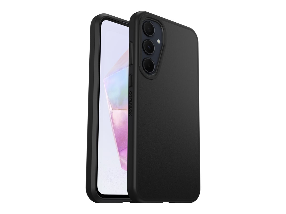 OtterBox React Series - Tampa posterior para telemóvel - preto - para Samsung Galaxy A35