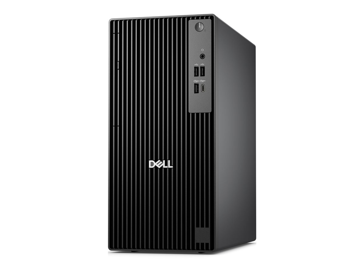 Dell Pro Tower QCT1250 - Torre Core Ultra 5 235 / até 5 GHz - RAM 16 GB - SSD 512 GB - NVMe - DVD SuperMulti - Intel Graphics - Gigabit Ethernet - Win 11 Pro - monitor: nenhum - preto - BTS - com 1 Ano Básico no local