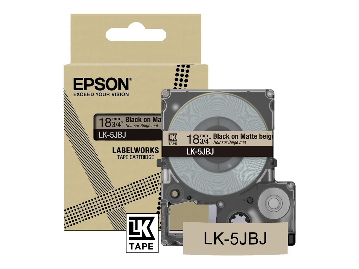 Epson LabelWorks LK-5JBJ - cartucho de fita - 1 cassete(s) - Rolo (1,8 cm x 8 m)