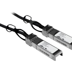 StarTech.com Cisco SFP-H10GB-CU5M Compatible 5m 10G SFP+ to SFP+ Direct Attach Cable Twinax, 10GbE SFP+ Copper DAC 10Gbps Low Power Passive Mini GBIC/Transceiver Module DAC, 10G SFP+ Cable - Lifetime Warranty (SFPCMM5M) - Cabo de ligação directa - SF