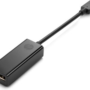 HP - Adaptador de vídeo externo - USB-C - DisplayPort - para ZBook 14u G6, 15 G6, 15u G3, 15u G4, 15u G5, 15u G6, 15v G5, 17 G3, 17 G4, 17 G5, 17 G6