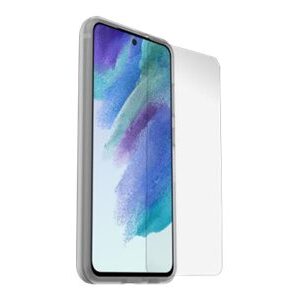 OtterBox React Series - Tampa posterior para telemóvel - claro - com protetor de ecrã Trusted Glass - para Samsung Galaxy S21 FE 5G